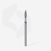 Diamond nail drill bit flame blue EXPERT head diameter 2,3 mm / working part 10 mm